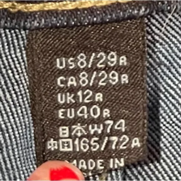 GAP Sexy Boyfriend Fit Jeans (Sz 8) - Picture 5 of 5